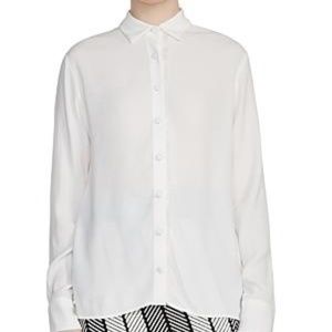 Maje Cosmos Blouse w/ frayed trim - NWT Medium